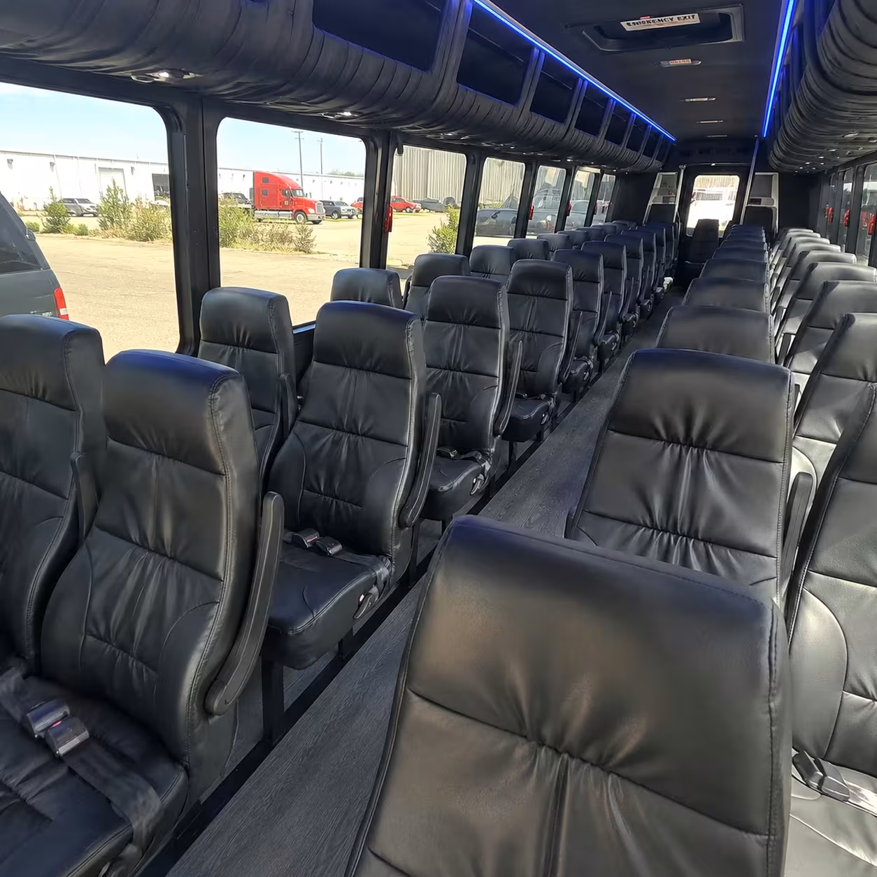 25 passenger minibus inside