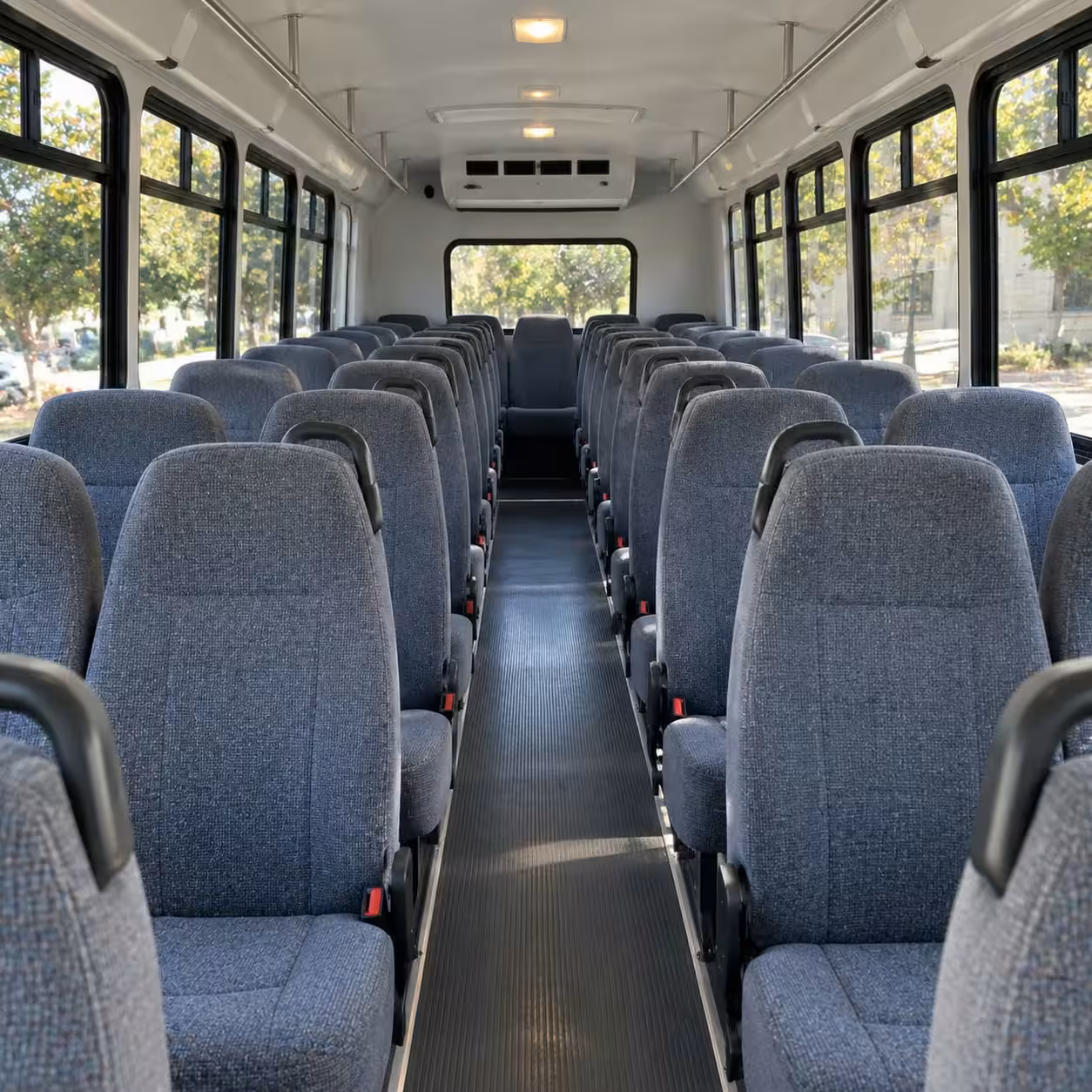 28 passenger minibus interior