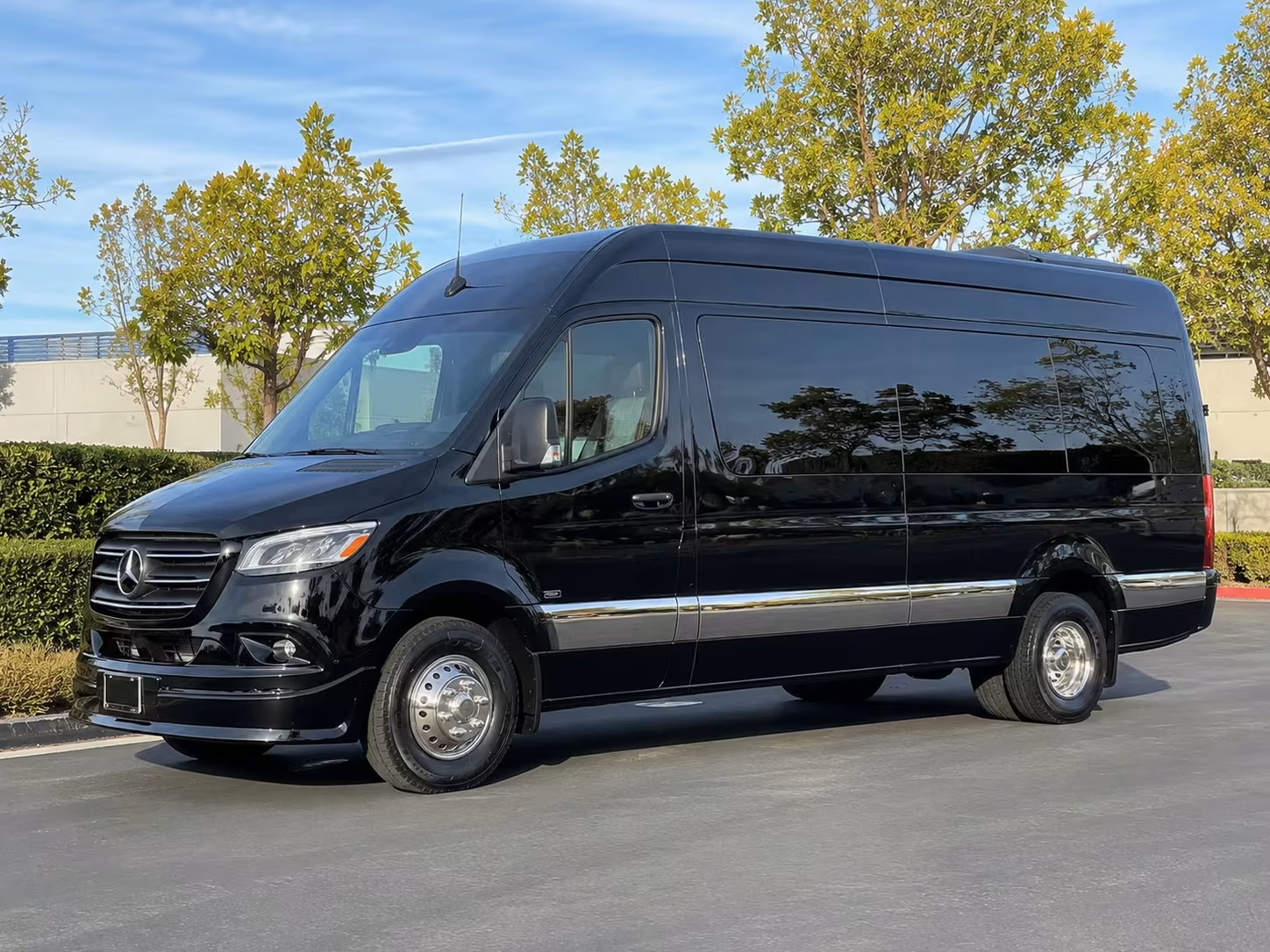 sprinter vans for executive prom groups in santa clara